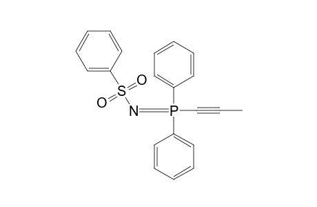 N-[diphenyl(1-propynyl)phosphoranylidene]benzenesulfonamide