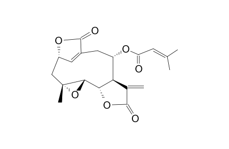 GERMACRA-1(10),11(13)-DIEN-12,6-A-;14,2-B-DIOLIDE,4-A,5-B-EPOXY-8-A-SENECIOYLOXY