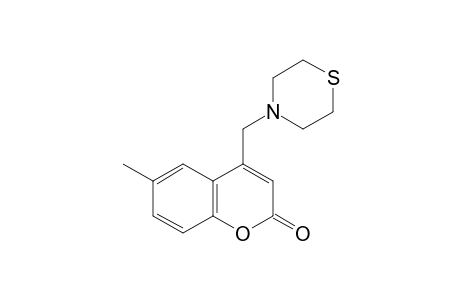 6-methyl-4-(thiomorpholinomethyl)coumarin