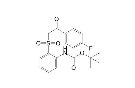 tert-Butyl 2-{[2-(4-fluorophenyl)-2-oxoethyl]sulfonyl}-phenylcarbamate