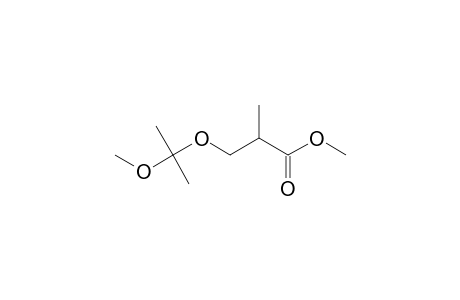 3-(1-Methoxy-1-methyl-ethoxy)-2-methyl-propionic acid methyl ester