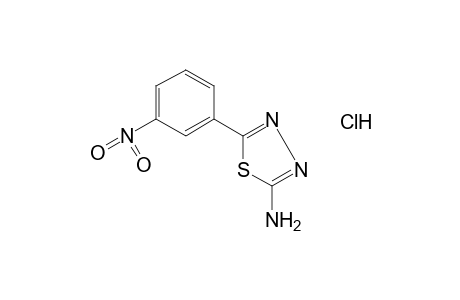 2-amino-5-(m-nitrophenyl)1,3,4-thiadiazole, hydrochloride