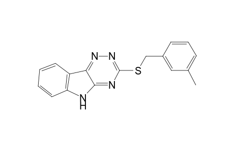 5H-1,2,4-Triazino[5,6-b]indole, 3-(3-methylbenzylthio)-