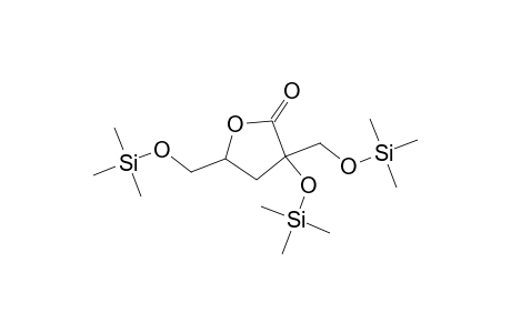 D-erythro-Pentonic acid, 3-deoxy-2,5-bis-O-(trimethylsilyl)-2-C-[[(trimethylsilyl)oxy]methyl]-, .gamma.-lactone