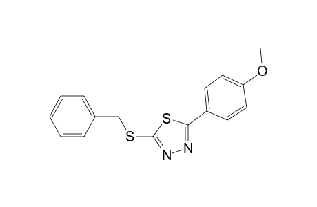 2-Benzylthio-5-(4-methoxyphenyl)-1,3,4-thiadiazole