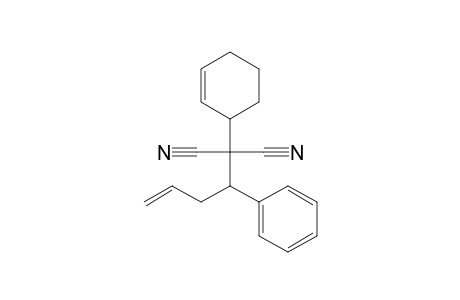 2-(1-cyclohex-2-enyl)-2-(1-phenylbut-3-enyl)propanedinitrile