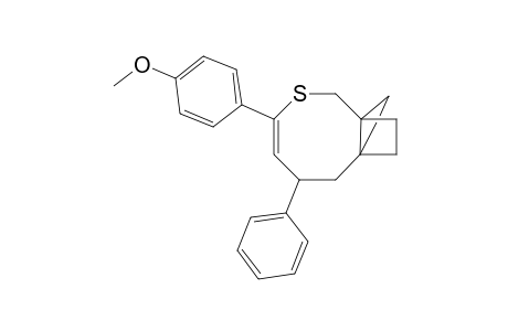 exo-4-(p-Methoxyphenyl)-6-phenyl-3-thiatricyclo[6.2.1.0]undec-4-ene