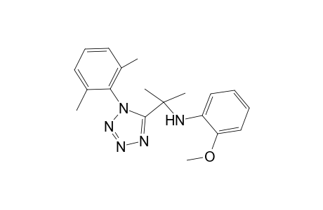 Tetrazole, 1-(2,6-dimethylphenyl)-5-[1-methyl-1-(2-methoxyphenyl)amino]ethyl-