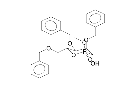 (1R)-2,3,5-TRI-O-BENZYL-1-METHYLPHOSPHONO-D-RIBIT-DELTA-PHOSTONE