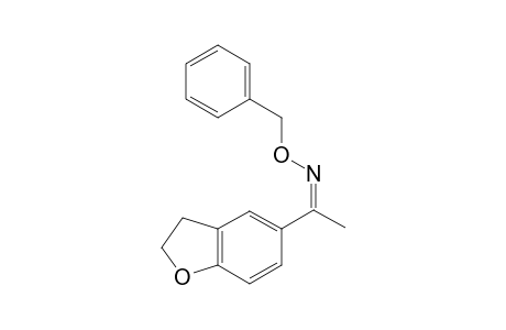 Ethanone, 1-(2,3-dihydro-5-benzofuryl)-, oxime-, o-benzyl-