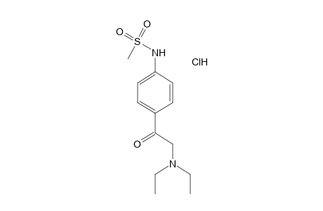 4'-(N,N-diethylglycyl)methanesulfonanilide, hydrochloride