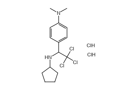 N^alpha-cyclopentyl-N^4,N^4-dimethyl-alpha-(trichloromethyl)toluene-alpha,4-diamine, dihydrochloride