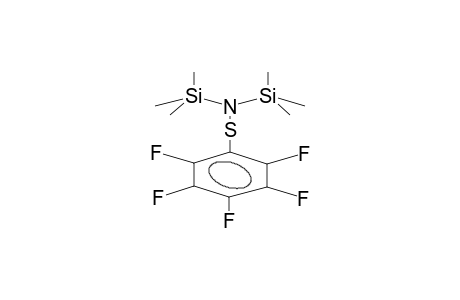 N-PENTAFLUOROPHENYLSULPHENYLHEXAMETHYLDISILAZANE