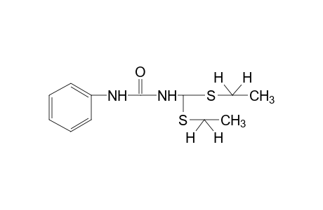1-FORMYL-3-PHENYLUREA, 1-(DIETHYL MERCAPTAL)