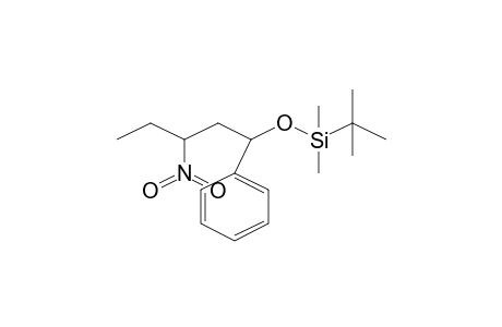 tert-Butyl(dimethyl)[(3-nitro-1-phenylpentyl)oxy]silane