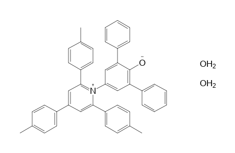 1-(3,5-diphenyl-4-hydroxyphenyl)-2,4,6-tri-p-tolylpyridinium hydroxide, inner salt, dihydrate