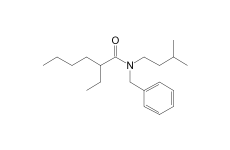 Hexanoylamide, 2-ethyl-N-benzyl-N-(3-methylbutyl)-