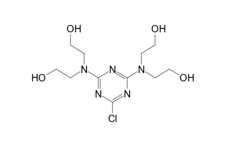 2-chloro-4,6-bis[di(2-hydroxyethyl)amino]-s-triazine