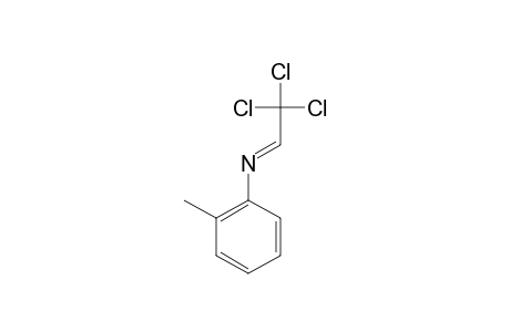 Aniline, 2-methyl-N1-[2,2,2-trichloroethylidene]