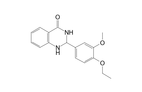 2,3-dihydro-2-(4-ethoxy-3-methoxyphenyl)-4(1H)-quinazolinone