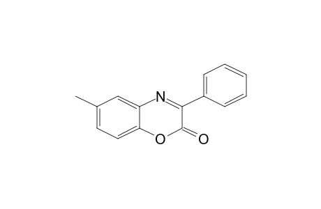 6-Methyl-3-phenyl-2H-1,4-benzoxazin-2-one