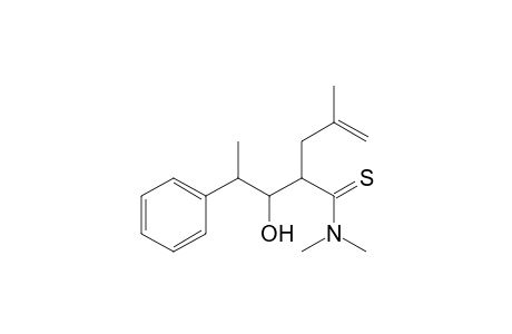 anti-anti-N,N-Dimethyl-2-(1-hydroxy-2-phenylpropyl)-4-methyl-4-pentenethioamide
