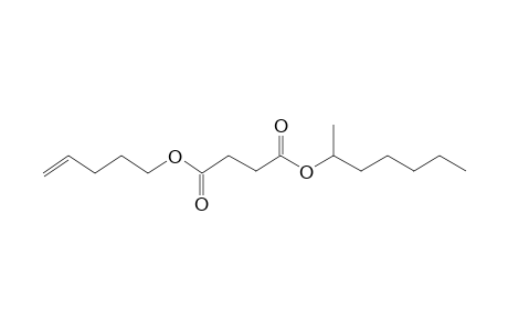 Succinic acid, hept-2-yl pent-4-en-1-yl ester