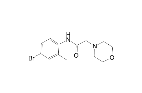 N-(4-Bromo-2-methylphenyl)-2-(4-morpholinyl)acetamide