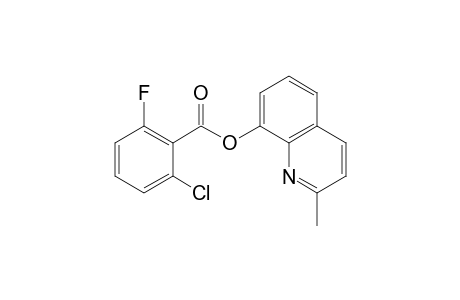 2-methyl-8-quinolinol, 2-chloro-6-fluorobenzoate (ester)