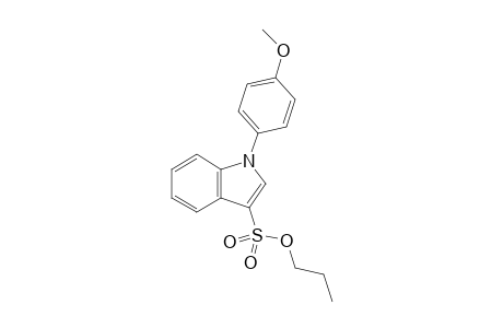 Propyl 1-(4-methoxyphenyl)-1H-indole-3-sulfonate