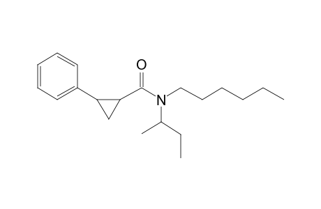 Cyclopropanecarboxamide, 2-phenyl-N-(2-butyl)-N-hexyl-