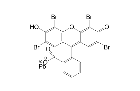 Benzoic acid, 2-(2,4,5,7-tetrabromo-6-hydroxy-3-oxo-3H-xanthen-9-yl)-, lead salt