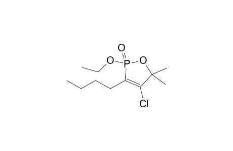 3-Butyl-4-chloro-2-ethoxy-2,5-dihydro-5,5-dimethyl-1,2-oxaphosphole 2-Oxide