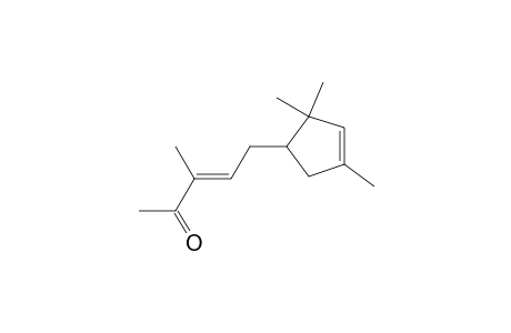 3-Penten-2-one, 3-methyl-5-(2,2,4-trimethyl-3-cyclopenten-1-yl)-, [R-(E)]-