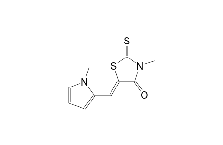 (5Z)-3-methyl-5-[(1-methyl-1H-pyrrol-2-yl)methylene]-2-thioxo-1,3-thiazolidin-4-one