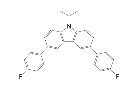 3,6-bis(4-Fluorophenyl)-9-propan-2-yl-carbazole