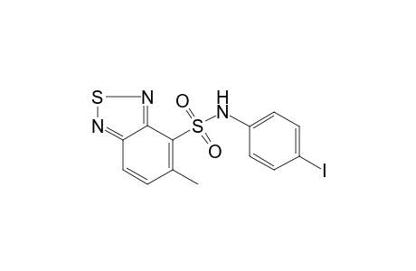 N-(4-Iodophenyl)-5-methyl-2,1,3-benzothiadiazole-4-sulfonamide
