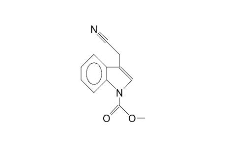 1H-Indole-1-carboxylic acid, 3-cyanomethyl-, methyl ester