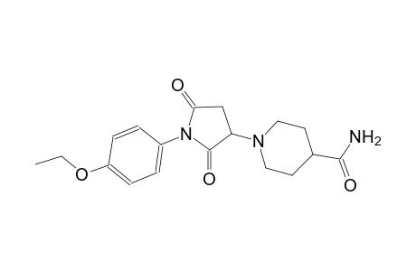 4-Piperidinecarboxamide, 1-[1-(4-ethoxyphenyl)-2,5-dioxo-3-pyrrolidinyl]-