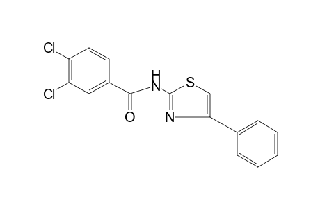 3,4-dichloro-N-(4-phenyl-2-thiazole)benzamide