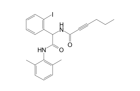 N-(2-((2,6-Dimethylphenyl)amino)-1-(2-iodophenyl)-2-oxoethyl)hex-2-ynamide