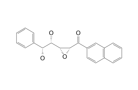 (2S,3S,4R,5S)-(-)-2,3-EPOXY-4,5-DIHYDROXY-5-PHENYL-1-(2-NAPHTHYL)-PENTAN-1-ONE;MAJOR_ISOMER