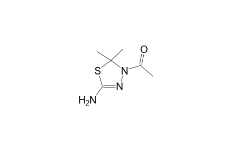 4-ACETYL-2-AMINO-5,5-DIMETHYL-4,5-DIHYDRO-1,3,4-THIADIAZOLE