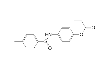 Benzenesulfinamide, 4-methyl-N-[4-(1-oxopropoxy)phenyl]-