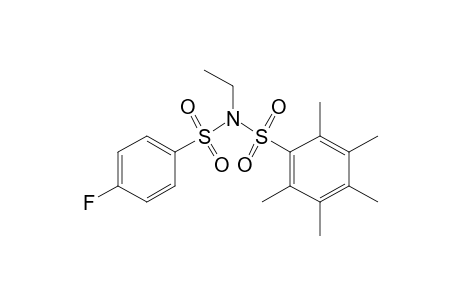 N-ethyl-4'-fluoro-2,3,4,5,6-pentamethyldibenzenesulfonamide