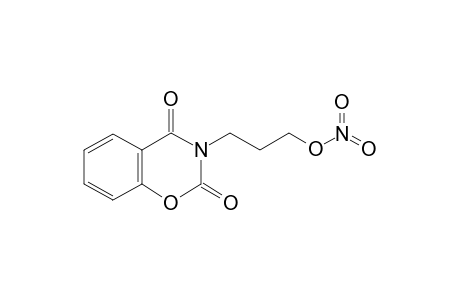 nitric acid 3-(2,4-diketo-1,3-benzoxazin-3-yl)propyl ester