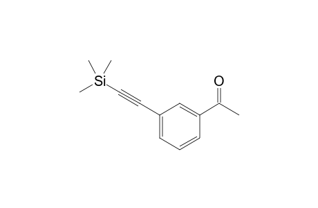 1-(3-((Trimethylsilyl)ethynyl)phenyl)ethanone