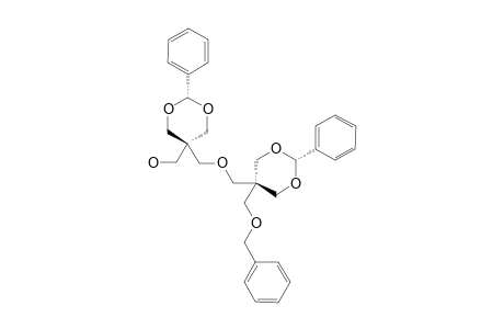 (TRANS,TRANS)-2',2'',6',6''-DI-O-BENZYLIDENE-7-BENZYLOXY-2',2'',6',6''-TETRA-(HYDROXYMETHYL)-4-OXA-1,7-HEPTANOL