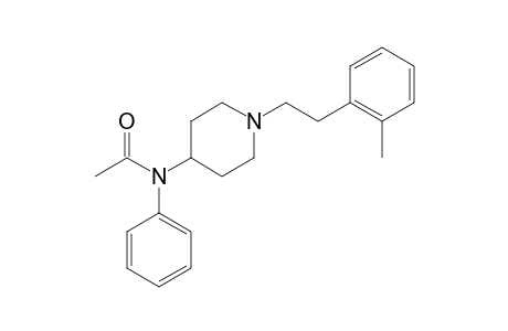 N-[1-[2-(2-methylphenyl)ethyl]piperidin-4-yl]-N-phenyl-ethanamide