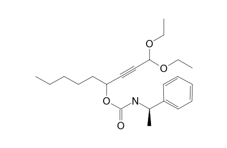 (R,R)-1,1-Diethoxynon-2-yn-4-yl N-1-(phenylethyl)carbamate